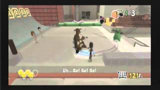 Rabbids Go Home Wii Walkthrough Part 26 quotFetchez la Vachequot [upl. by Ezequiel]