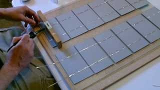 How to make a Solar Panel  Wiring Soldering and Cell Layout  Explained Simply [upl. by Aivatnuhs900]