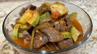 Bistec de res con calabacitas [upl. by Ahsienat15]