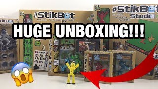 HUGE STIKBOT UNBOXING [upl. by Dalt]