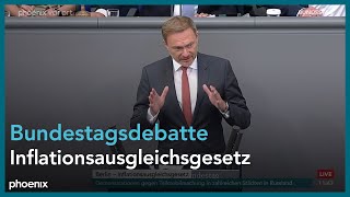 Bundestagsdebatte zum Inflationsausgleichsgesetz am 220922 [upl. by Eryn]