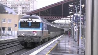 Sur la ligne 4 SNCF ParisTroyesMulhouseBale en Gare de Troyes 6 et 10072012 [upl. by Scotney]