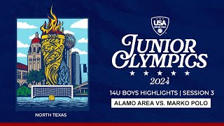 2024 Junior Olympics Session 3 14U Boys Platinum Division Highlights [upl. by Kellsie]