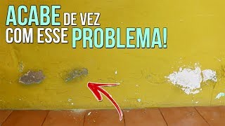 INÃ‰DITO COMO ACABAR COM A UMIDADE EM SUA PAREDE VEJA ESTE VÃDEO [upl. by Ellimac]