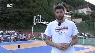 Jusuf Nurkić organizovao košarkaški kamp za djecu Srebrenice i Vukovara U Srebrenici ima života [upl. by Isnan914]