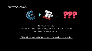 How to use Cheat Engine on GTA Online [upl. by Tawney]