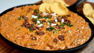 How To Make Taco Dip With Ground Beef  Appetizer Idea For Your Next Party quesodip appetizerideas [upl. by Namharludba200]