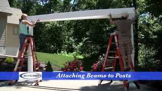 How to Assemble a Suncast Pergola [upl. by Winifield]