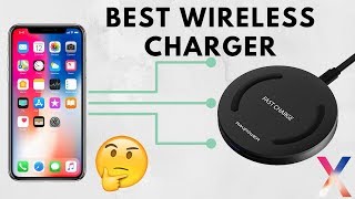 Best Wireless Charger for iPhone X88 Plus [upl. by Akinwahs]