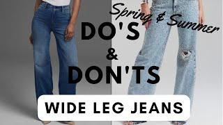 DOs amp Donts of Wide Leg Jeans  Spring amp Summer Edition  Modest Classy Timeless Styling Inspo [upl. by Miehar]