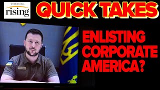 Zelensky BEGS Corporate America For MORE WEAPONS As US Pushes For Peace Talks [upl. by Sydel28]