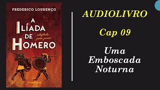 A ILÍADA para jovens  CAP 09 – UMA EMBOSCADA NOTURNA  audiobook audiolivro  Voz Humana [upl. by Ynafetse223]