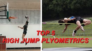 Best Plyometric Exercises for High Jump amp how to program them [upl. by Pump]