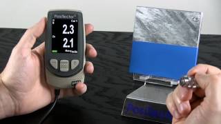 Duplex Coating Thickness Measurement PosiTector 6000 FNDS [upl. by Neicul410]