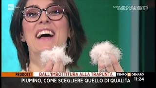 Come scegliere il piumino doca per il letto Mila a Rai1 [upl. by Eilla]