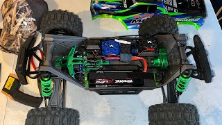 Traxxas Maxx V2 GPM upgrades test drive [upl. by Aerdnaek]