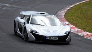 McLaren P1  Nurburgring Testing  Spy video 19082013 [upl. by Freeborn]