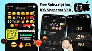 New ios Snapchat on Android  How to get iOS emojis on Snapchat  How to download ios Snapchat [upl. by Aitercul]