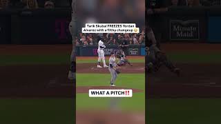 Tarik Skubal Freezes Yordan Alvarez with a filthy change up shortsviral baseball mlb [upl. by Daub832]