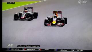 Max Verstappen wint zijn 1e Formule 1 race in Spanje [upl. by Nnanerak493]