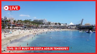 🔴LIVE QUIET in Costa Adeje Tenerife June 2023 Beach Walk ☀️ Canary Islands [upl. by Toole]