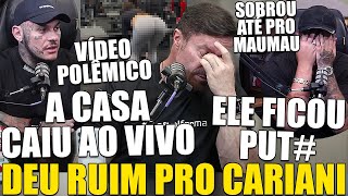 A CASA CAIU CARIANI É COBRADO AO VIVO E TRETA SE INICIA APÓS VÍDEO QUE IRRITOU AS ESPOSAS [upl. by Einaej823]