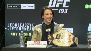 UFC 193 Ticket OnSale Press Conference [upl. by Vivia]