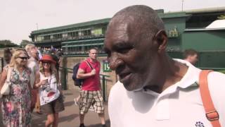 Wimbledon 2012 Richard Williams talks about Serena and Venus [upl. by Bertine245]