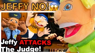 SML Movie Jeffy Attacks The Judge Character Reaction [upl. by Orelu]