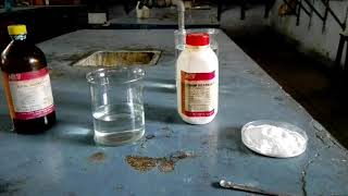 Acetic acidsodium bicarbonatewater reaction [upl. by Deevan]