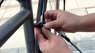 Assemble of Bike Rear Rack [upl. by Akcirre718]