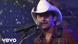 Brad Paisley  I’m Gonna Miss Her Live on Letterman [upl. by Lenod]