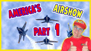 Matty Crayon visits Americas Airshow  Airshows for Kids  Planes For Kids [upl. by Ongineb]