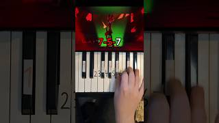 Alastors Breakdown Song Piano Tutorial shorts [upl. by Uchida437]