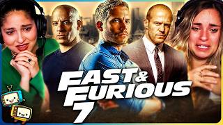 FURIOUS 7 Movie Reaction  First Time Watch  Vin Diesel  Paul Walker  Jason Statham [upl. by Eiznikam682]