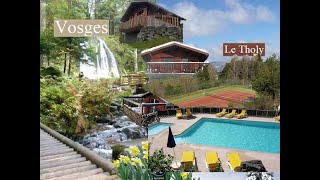 Location Vacances Chalet Le Tholy 88 1 et 2 ch 26 Pers Été Piscine Nature forêt montagne  Vosges [upl. by Abbate992]