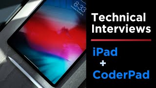 How to Use and iPad for CoderPad Drawing in Technical Interviews  Code Challenges [upl. by Artenra646]