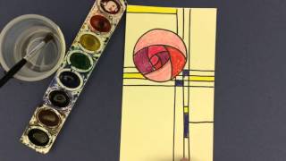 Step 2 Adding Color Crayons and Paint [upl. by Elie]