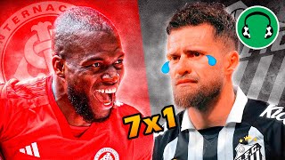 ♫ 7x1  INTER HUMILHA O SANTOS COM GOLEADA HISTÓRICA  Paródia Toca o Trompete  Felipe Amorim [upl. by Alyal]