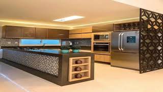 modern kitchen design ideas 2024  cabinet design for small kitchen  kitchen counter decor ideas [upl. by Naols]