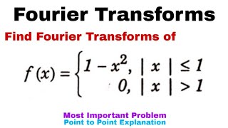 3 Fourier Transforms  Complete Concept and Problem2  Most Important Problem [upl. by Kyriako]