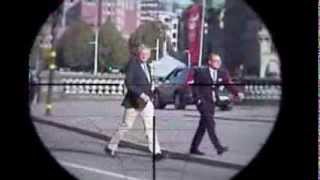 Carl Bildt target at Bilderberg Summit in Sweden [upl. by Per847]