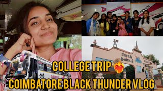 Varsha College Trip🔥 Black thunder Vlog 💜 poojaskitchen vlog trip [upl. by Kassandra]