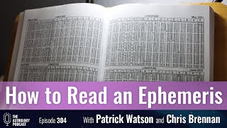 How to Read an Ephemeris for Astrology [upl. by Dauf]