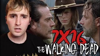 THE WALKING DEAD  7X16  quotNO MOREquot  REACTION [upl. by Ardiek409]