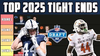 Top 2025 TIGHT ENDS Tiers  NFL Draft Prospects [upl. by Ushijima41]