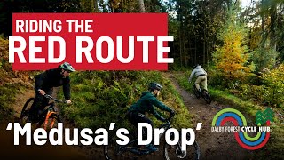 Mountain Biking In Dalby Forest Red Route – Medusas Drop [upl. by Connors]