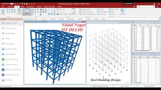 Steel Building Design in Staad Pro Basics [upl. by Las902]