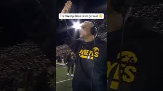 One of the best traditions in sports bigten iowa waves hawkeye children tradition viral fyp [upl. by Dorolisa]