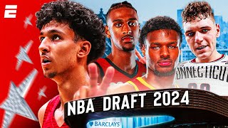 2024 NBA Draft Round 1 on ESPN Live reaction to every pick amp trade  Hoop Collective 🏀 [upl. by Mirak100]